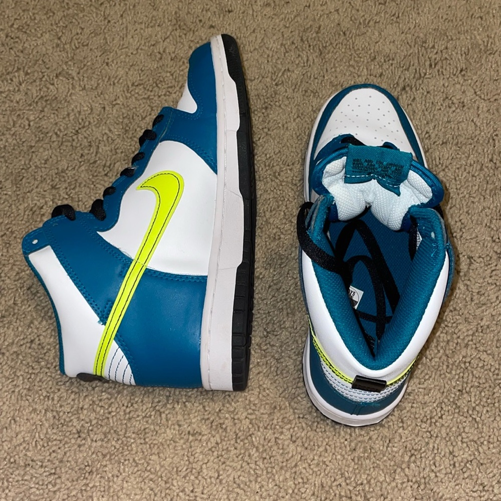 Nike dunk high gs volt bright spruce | 6